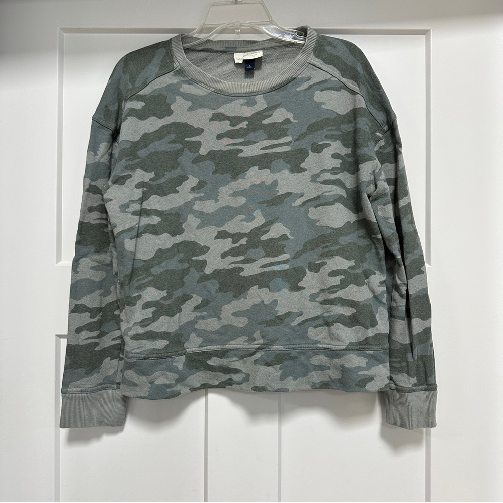 Camo Sweatshirt Sweater Size S